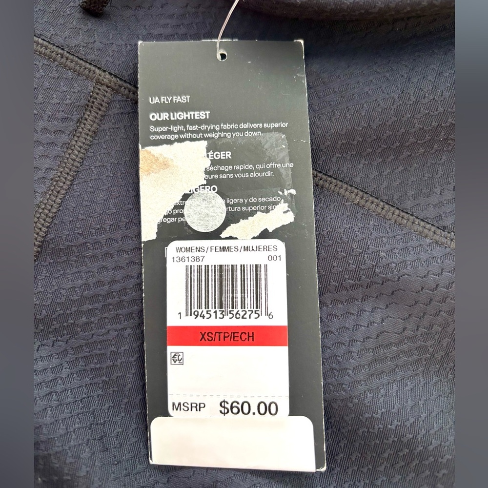 Under Armour NWT Fly Fast HeatGear Compression Leggings Black XS - Picture 4 of 6